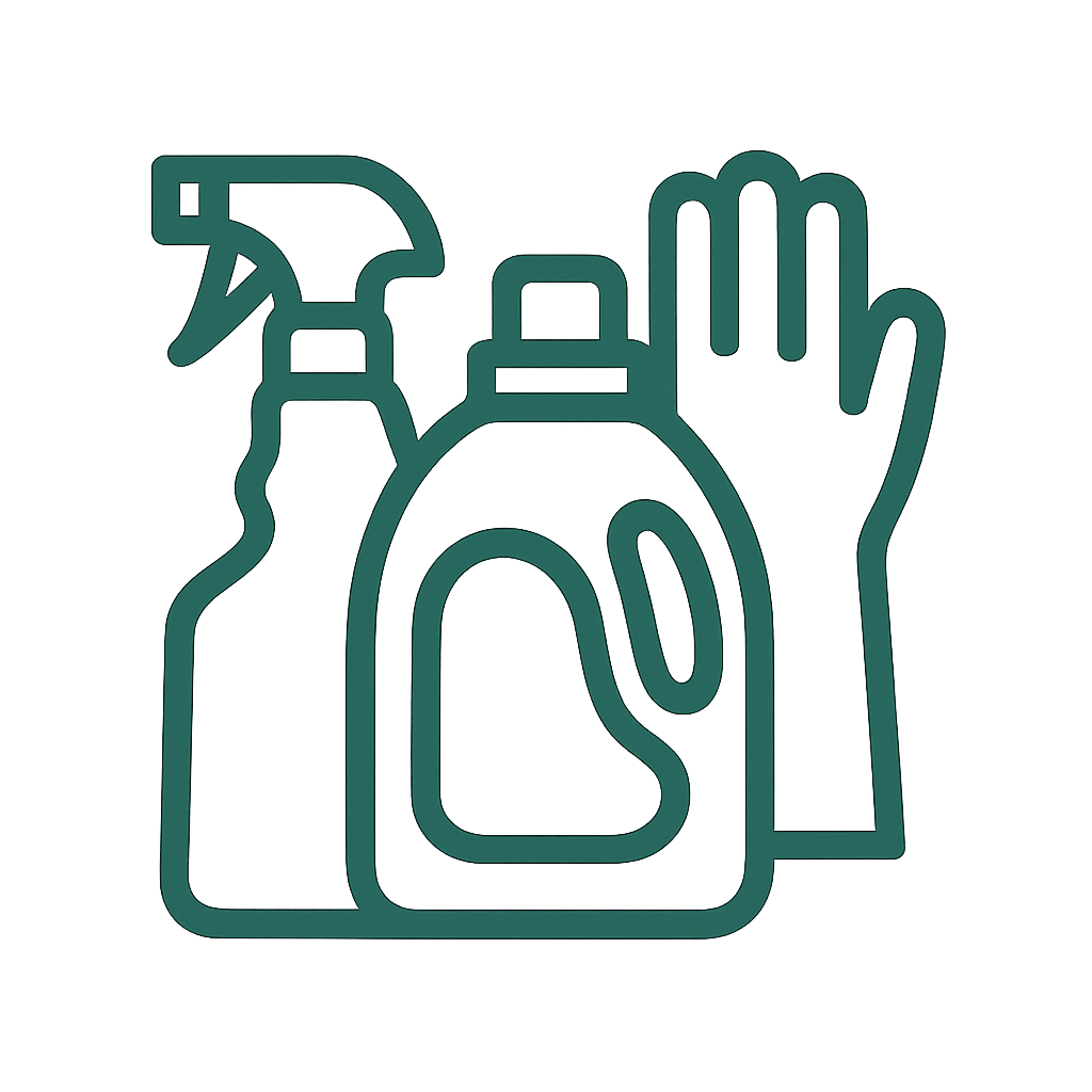 Cleaning products icon
